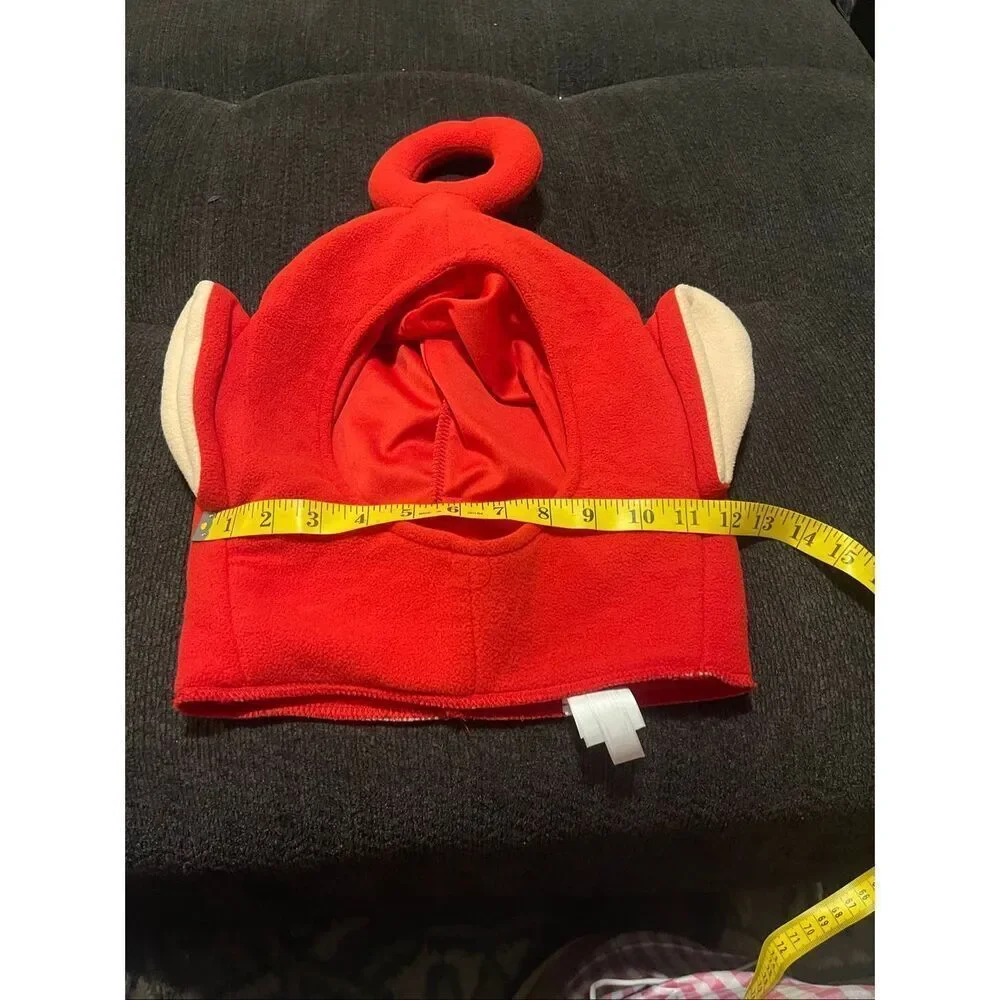 Spirit Hollween Teen Red Teletubbies Po Costume Hood Headpiece